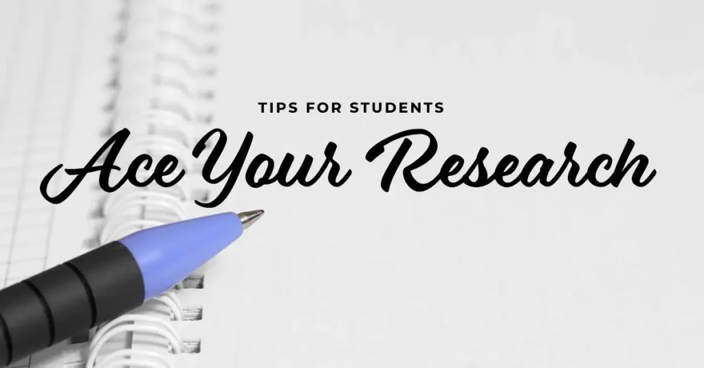Research Tips for Students in All Fields 14 Enter the research world professionally: Research Tips for students