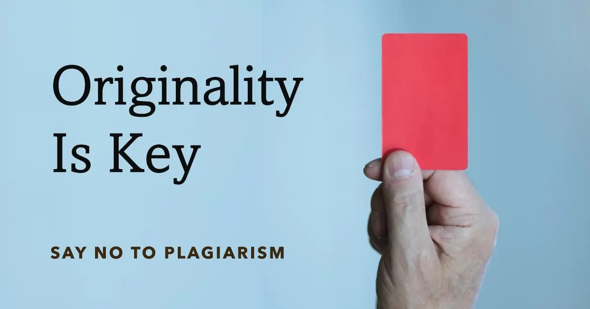 Avoiding plagiarism in research is the key to originality.